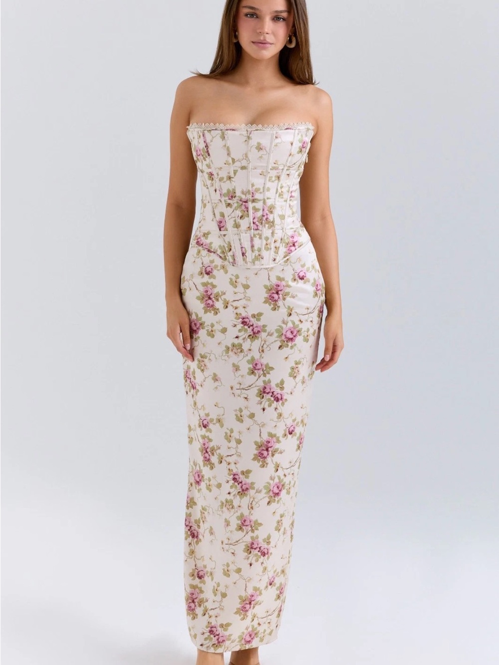 House of CB Isis Floral Print Dress – Size L – NWOT